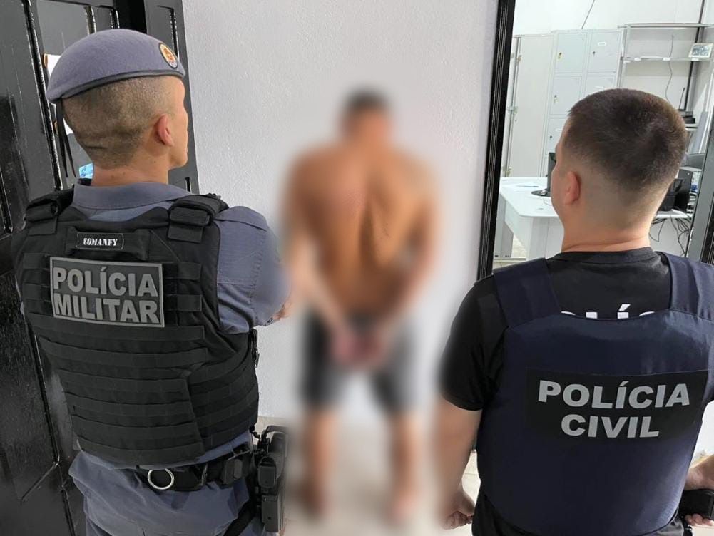 EM LARANJAL DO JARI, POLÍCIAS CIVIL E MILITAR PRENDEM HOMEM CONDENADO JUDICIALMENTE POR TRÁFICO DE DROGAS